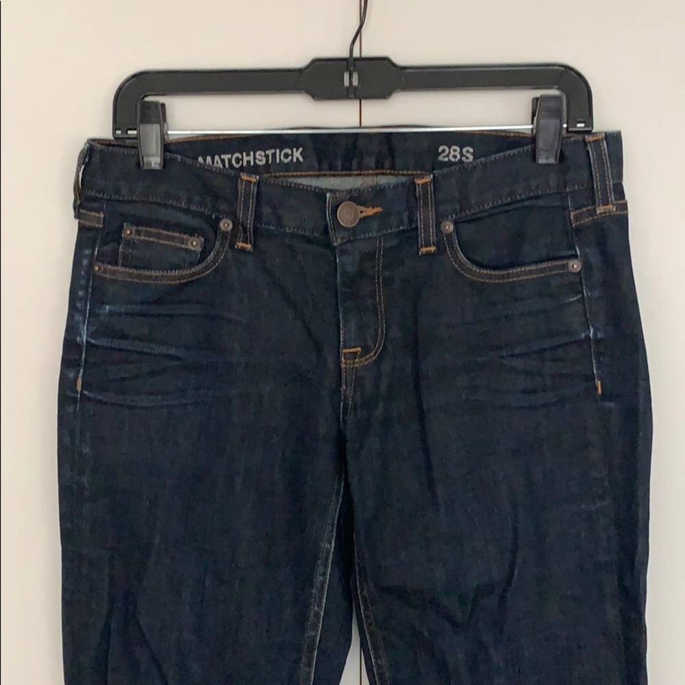Madewell matchstick jeans